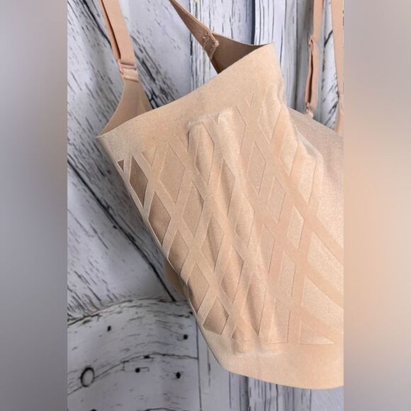 Honeylove Silhouette Bra Color Sand Neutral Minimalist Adjustable 1X - Picture 4 of 7